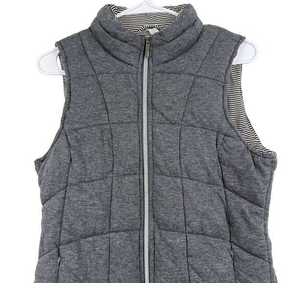 Marc New York Performance Vest Womens Med Gray Quilted Sleeveless Puffer Thick - Picture 1 of 11